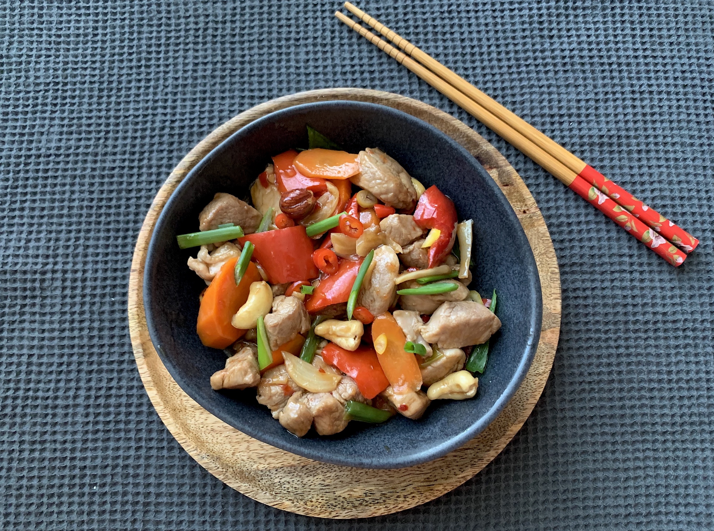 Porc in stil chinezesc (Pork stir fry)