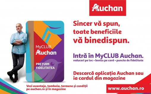 Auchan Romania lanseaza programul de fidelitate MyCLUB Auchan