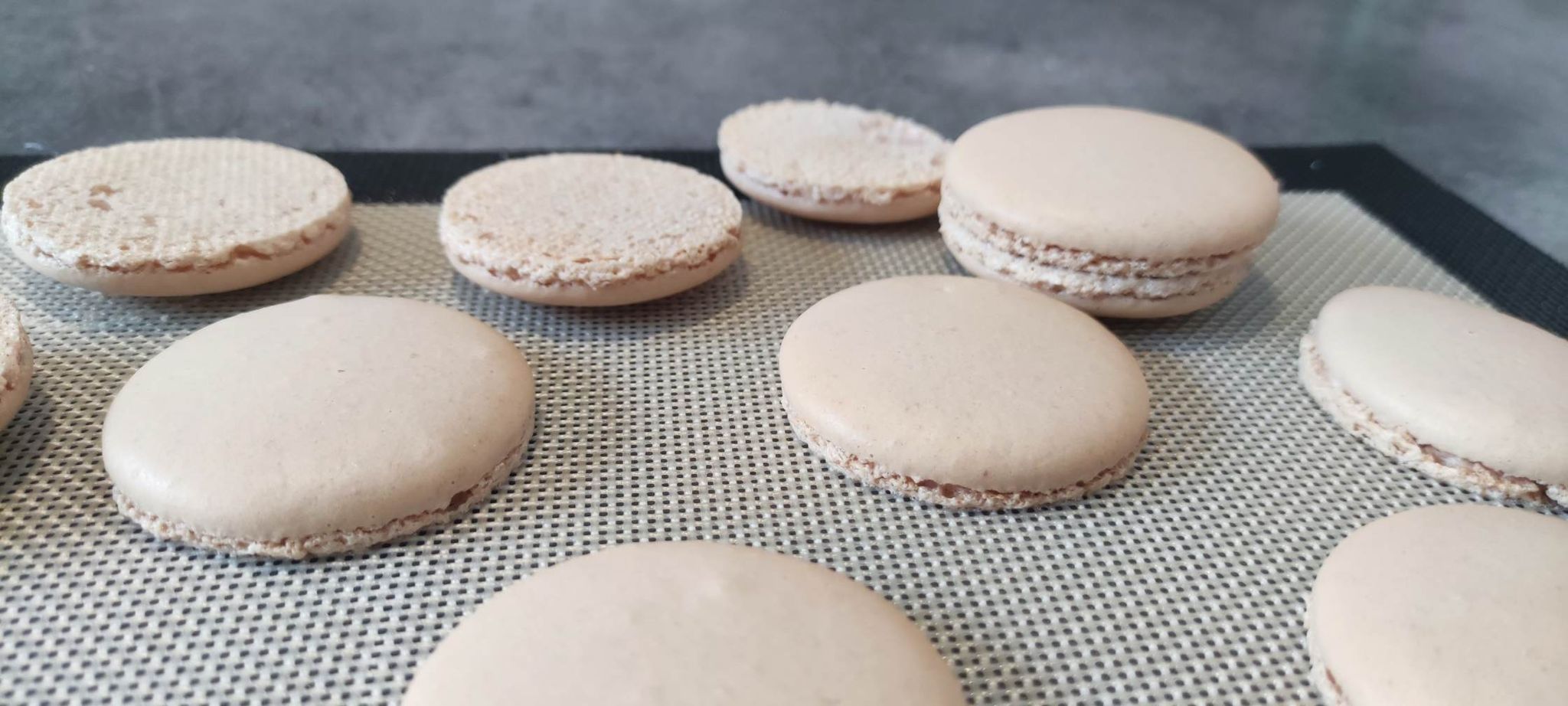 Desert macarons cu vanilie