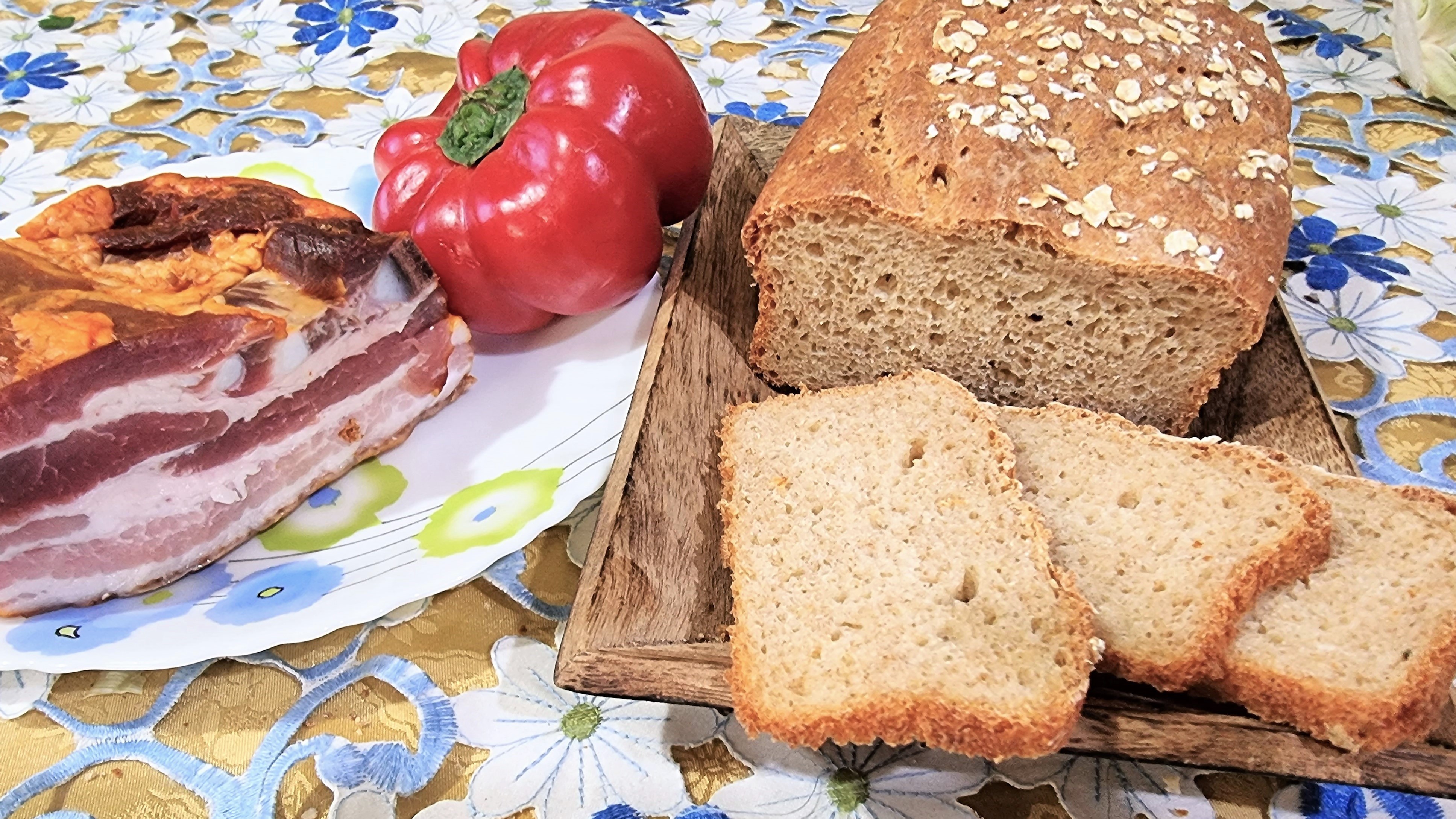 Paine cu ovaz si faina integrala