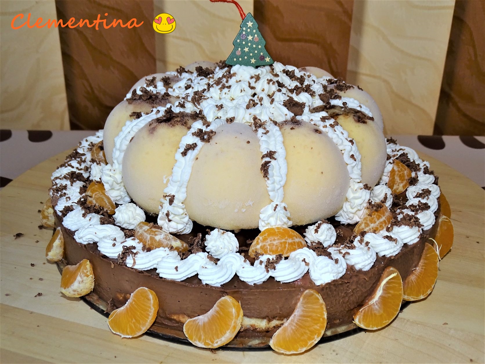 Desert tort Capricioasa Clementina - reteta cu nr. 1600