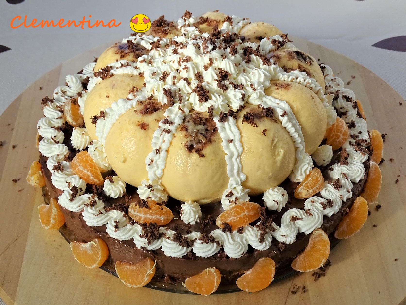 Desert tort Capricioasa Clementina - reteta cu nr. 1600