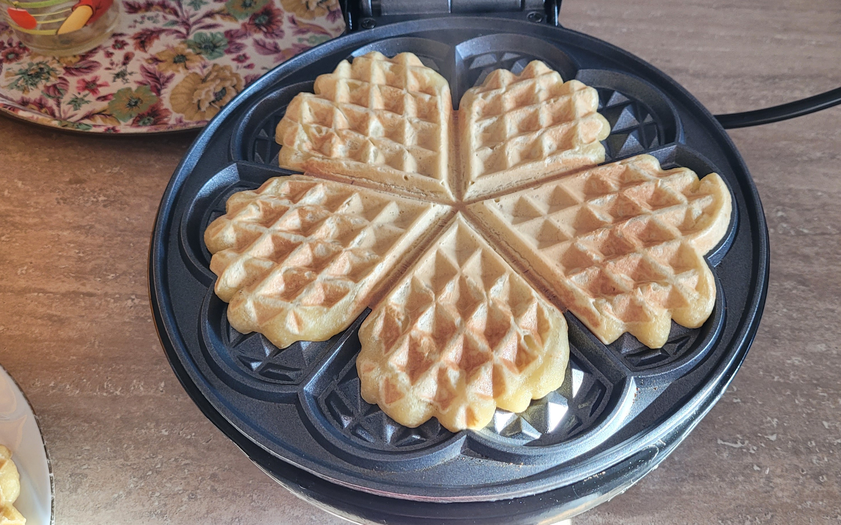 Desert gofre - vafe cu banane, o reteta de mic dejun rapid si delicios