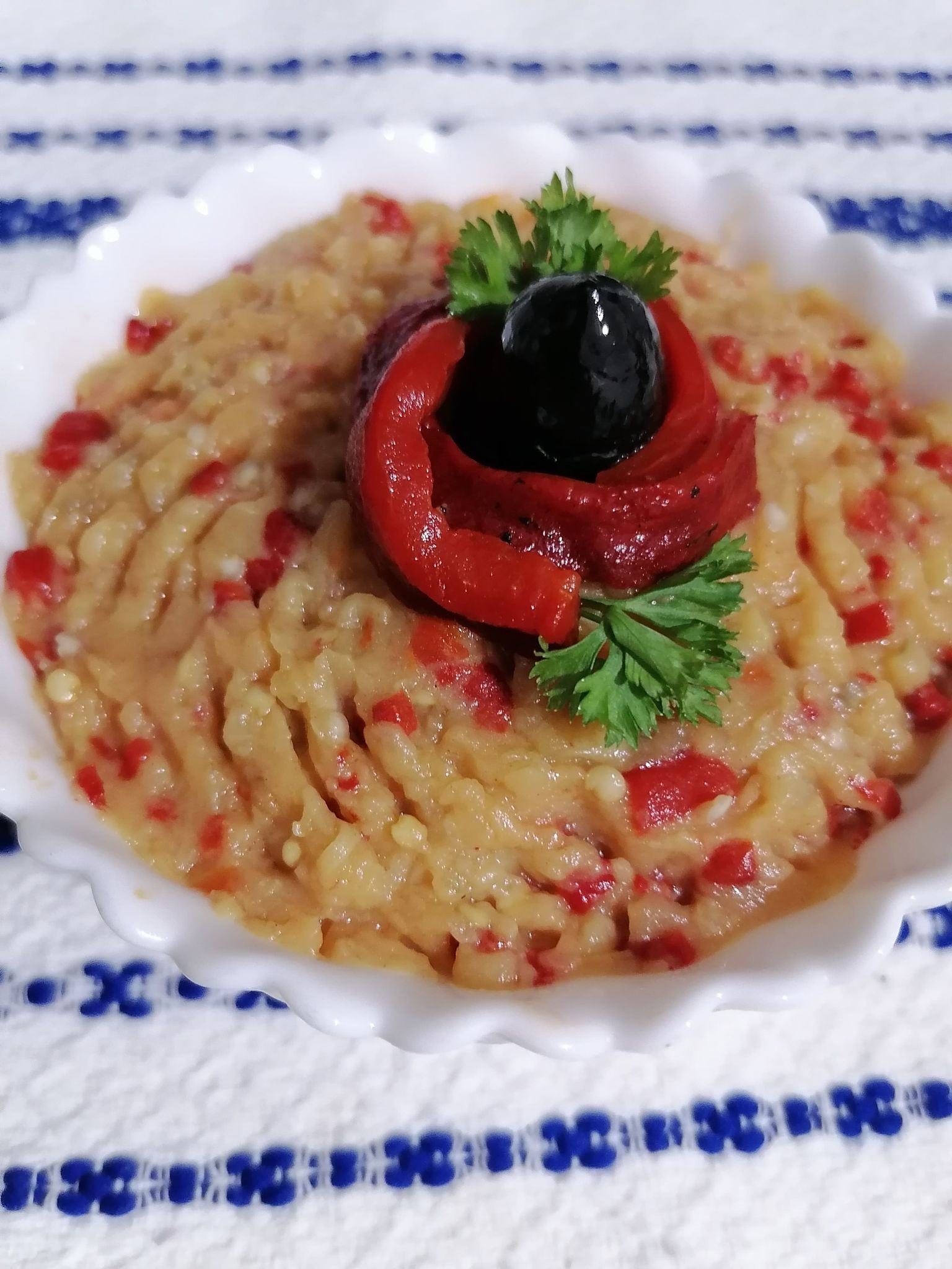 Salata de vinete cu ardei capia copt