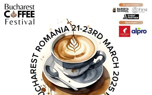 Festivalul cafelei are loc între 21 și 23 martie,  la Hala Laminor Bucharest Coffee Festival reunește peste 200 de jucători de pe piața cafelei