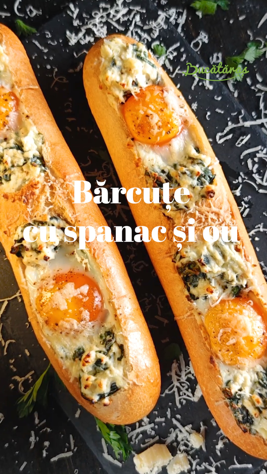 Bărcuțe cu spanac și ouă - Gustarea rapidă și delicioasă