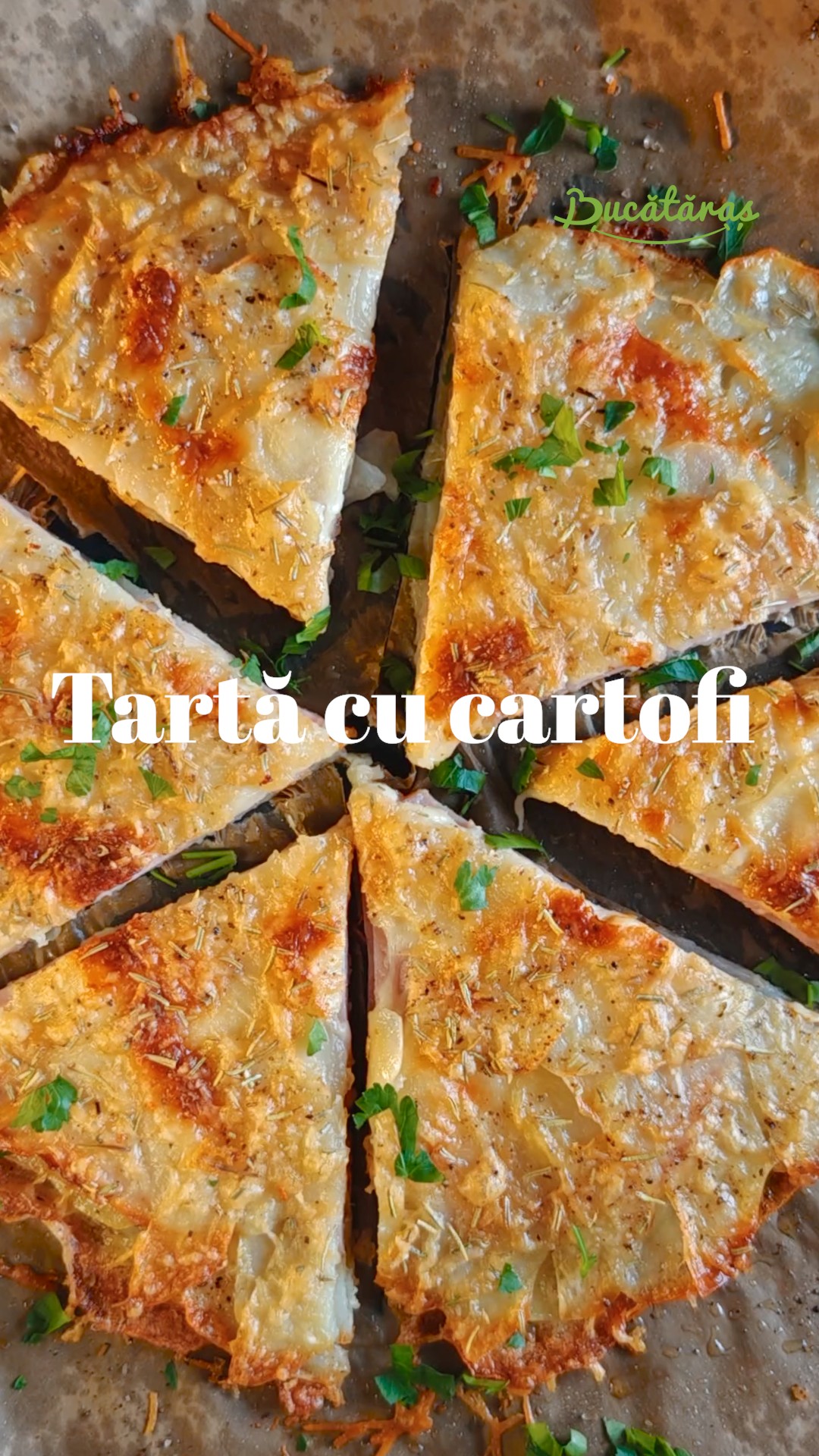 Tartă cu cartofi - Cea mai simplă și savuroasă rețetă