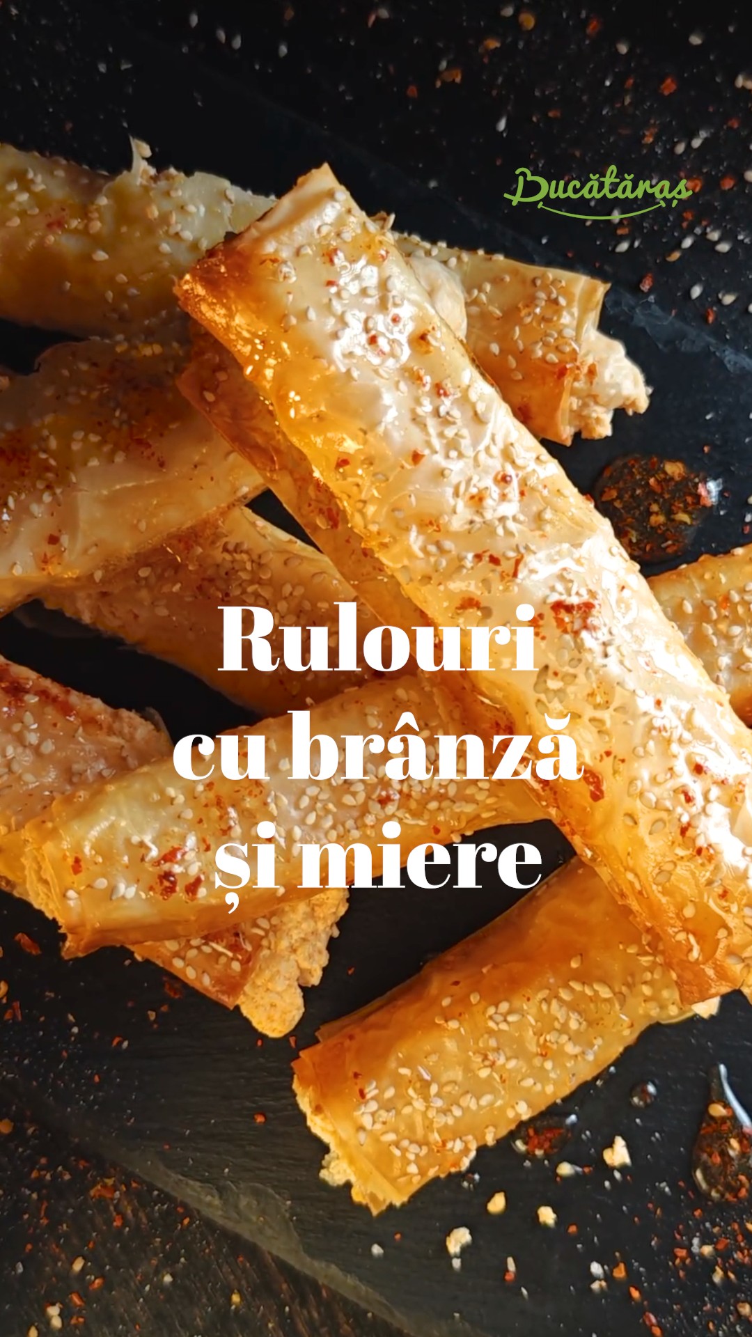 Rulouri picante cu brânză și miere - Gustarea inedită și delicioasă