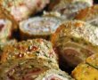 Ruladă de dovlecei cu cremă de brânză și șuncă - Aperitivul gustos de vară-2