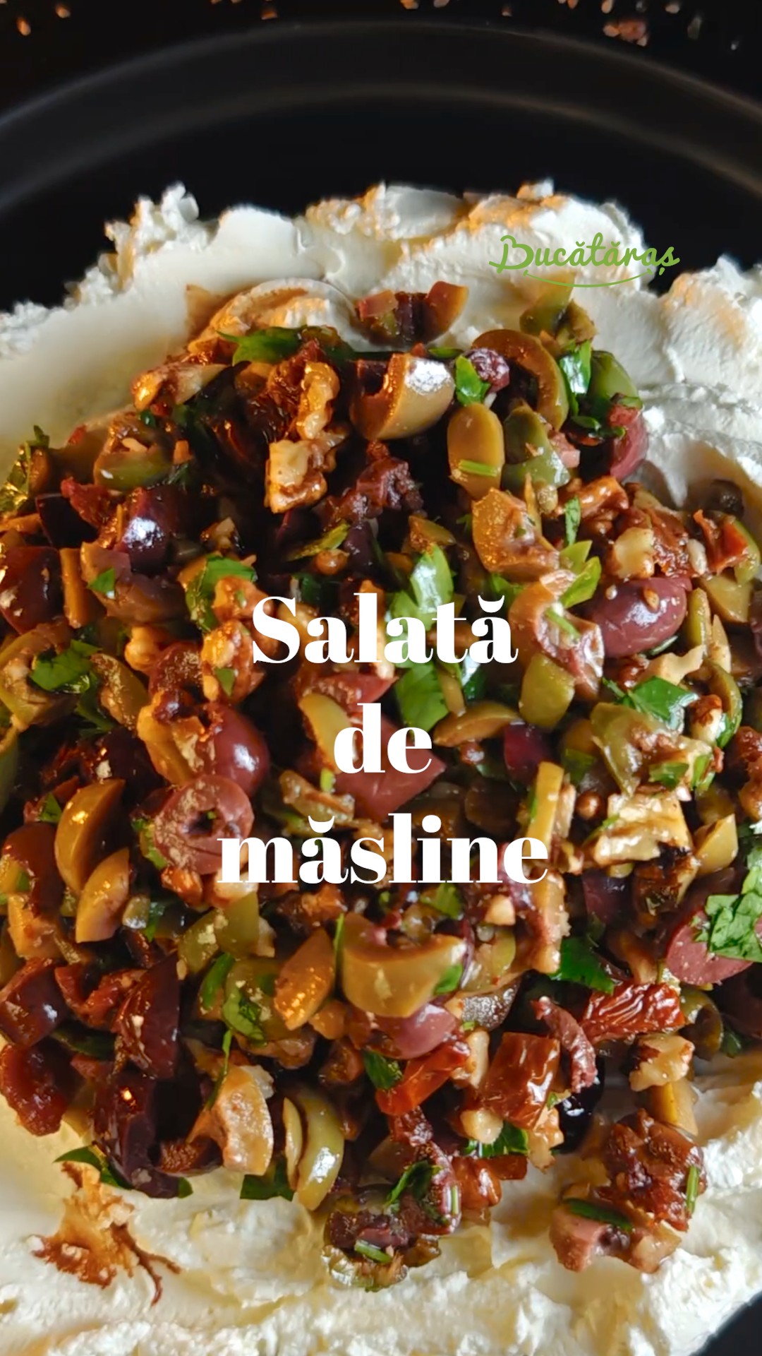 Salată de măsline - Rapidă, gustoasă și fără coacere
