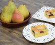 Prajitura rasturnata cu prune, pere si banane-0