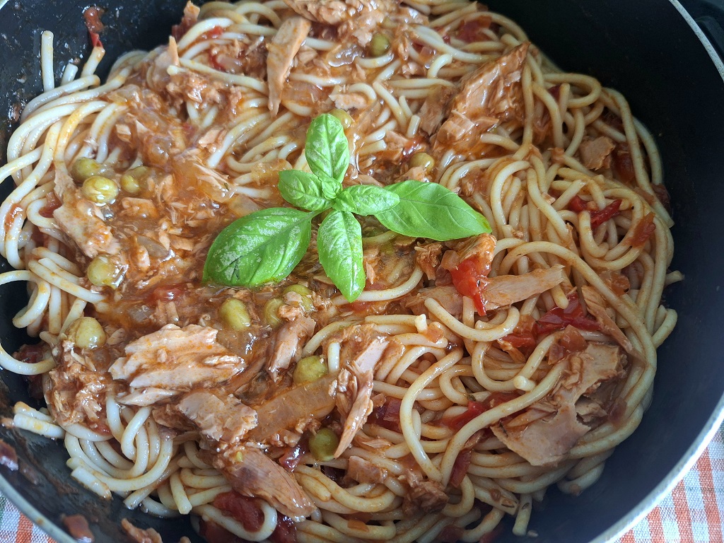 Spaghete cu ton - Reteta simpla si gustoasa