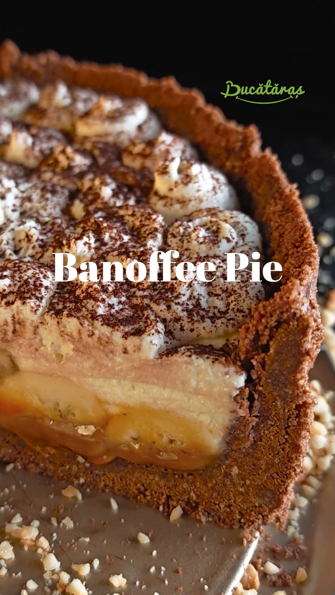 Banoffee Pie - Desertul delicios cu banane și frișcă 