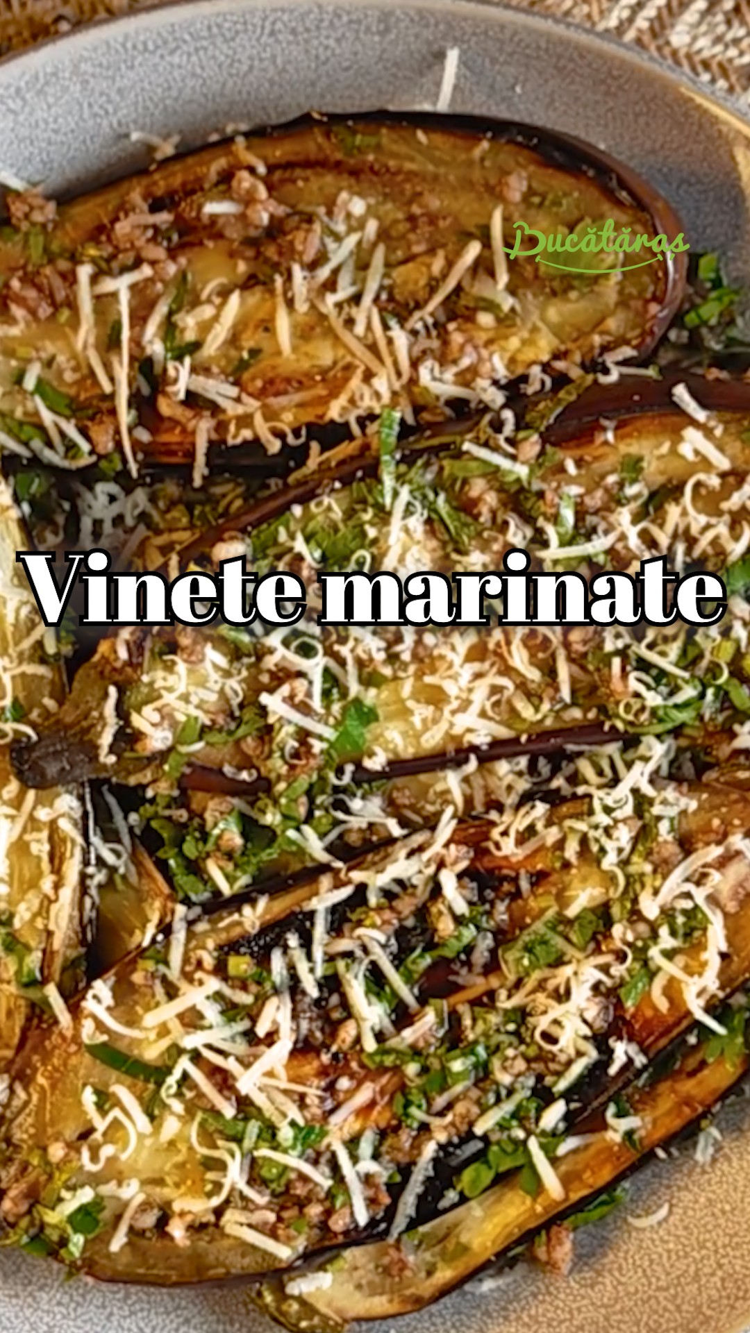 Vinete marinate cu usturoi și pătrunjel - Rețeta gustoasă și rapidă